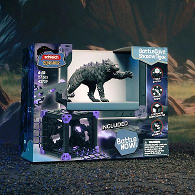 Schleich Eldrador Creatures BattleCave Shadow Tiger Combat Toy Playset