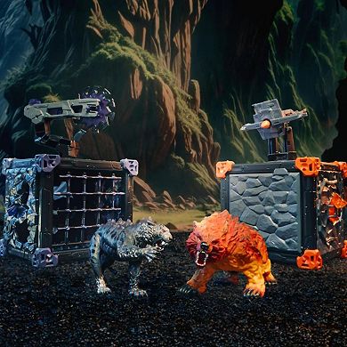 Schleich Eldrador Creatures BattleCave Shadow Tiger Combat Toy Playset