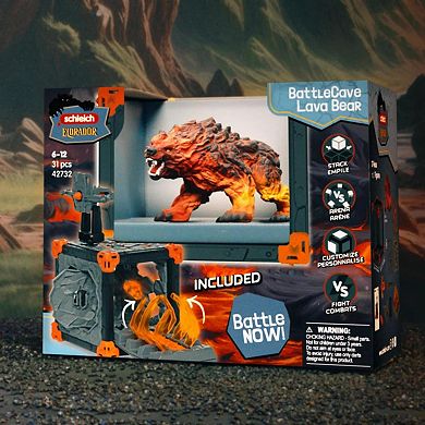Schleich Eldrador Creatures BattleCave Lava Bear Combat Toy Playset