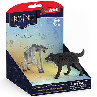 Schleich Wizarding World 2-pc. Werewolf vs Animagus Figure Set