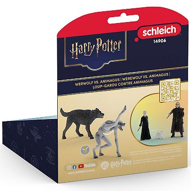 Schleich Wizarding World 2-pc. Werewolf vs Animagus Figure Set