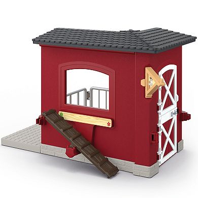 Schleich Farm World Goat Stable 31-pc. Playset with Animal Figures & Accessories