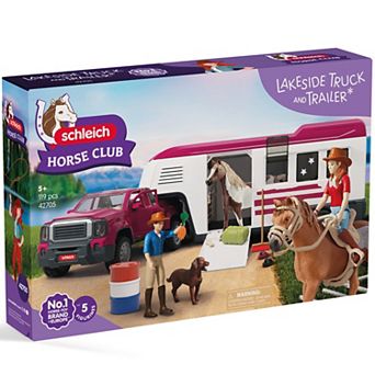 Schleich Horse Club Lakeside Truck & Trailer 119 pc Adventure Playset
