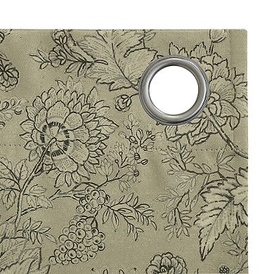 Sun Zero Josette 100% Blackout Grommet Curtain Panel Pair