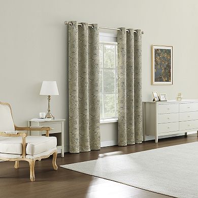 Sun Zero Josette 100% Blackout Grommet Curtain Panel Pair