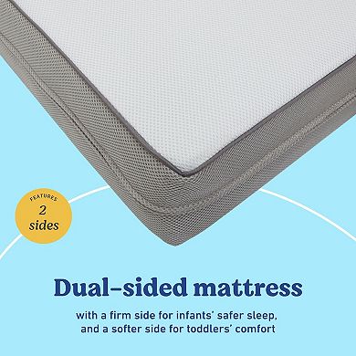 Graco Essentials 6-Inch Mesh Dual-Sided Crib & Toddler Bed Mattress