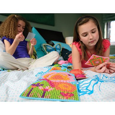 4M Easy-To-Do Cross Stitch DIY Sewing Craft Kit Mini Tote Bag