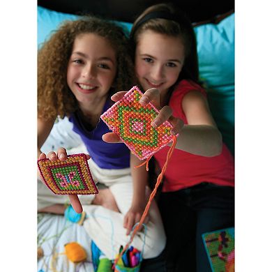 4M Easy-To-Do Cross Stitch DIY Sewing Craft Kit Mini Tote Bag