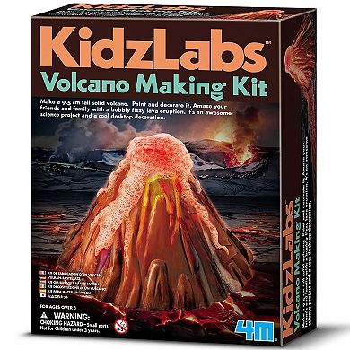 4M KidzLabs Volcano Making Kit DIY Science Eruption Experiment