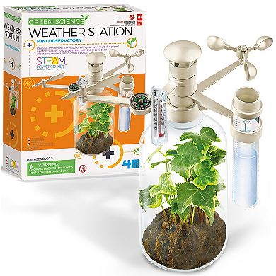4M Green Science Weather Station Mini Observatory Kit