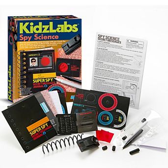 4M KidzLabs Spy Science Secret Messages Journal & X-Ray Viewer
