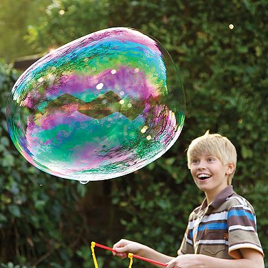 4M KidzLabs Bubble Science DIY Experiment Kit Giant Unbreakable Bubbles & Shaped Wands-Tools