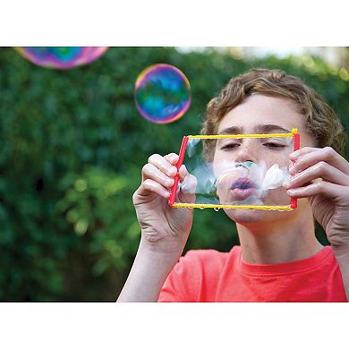 4M KidzLabs Bubble Science DIY Experiment Kit Giant Unbreakable Bubbles & Shaped Wands-Tools