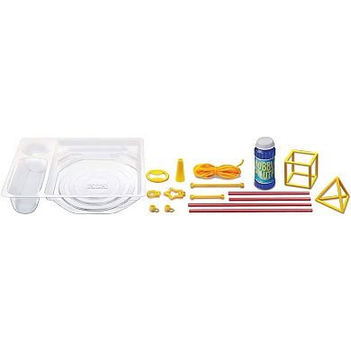 4M KidzLabs Bubble Science DIY Experiment Kit Giant Unbreakable Bubbles & Shaped Wands-Tools