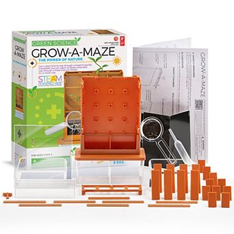 4M Green Science Grow-A-Maze DIY Mini Plant Growth Lab Educational Activity
