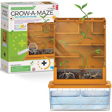 4M Green Science Grow-A-Maze DIY Mini Plant Growth Lab Educational Activity