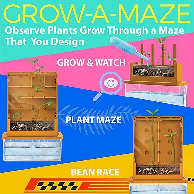 4M Green Science Grow-A-Maze DIY Mini Plant Growth Lab Educational Activity