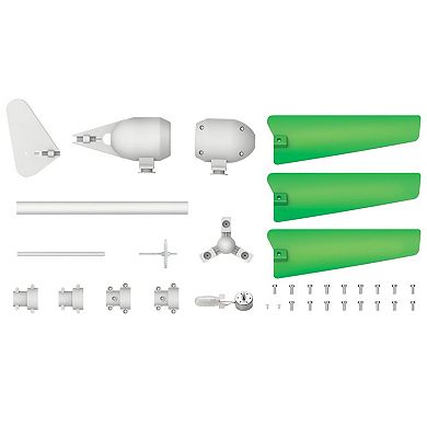 4M Green Science Wind Turbine DIY Functional Kit Air-Powered Renewable Energy