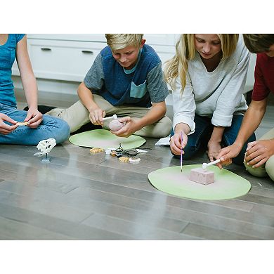 4M KidzLabs Dig Glow Shark Tooth Fossils Craft Kit