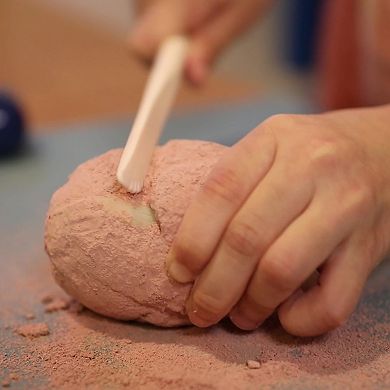 4M KidzLabs Dig Glow Shark Tooth Fossils Craft Kit