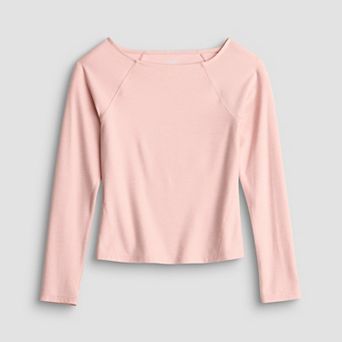 Girls 7-16 FLX Wander Ballet Neck Top
