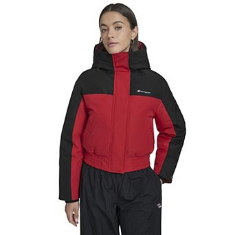 Juniors' Champion® Cropped Hooded Ski Bomber Jacket