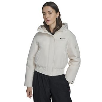 Juniors' Champion® Cropped Hooded Ski Bomber Jacket