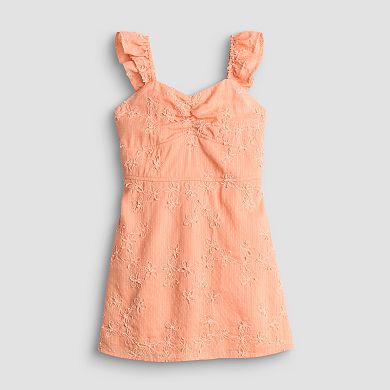 Girls 7-16 Sea + Skye Embroidered Tank Dress