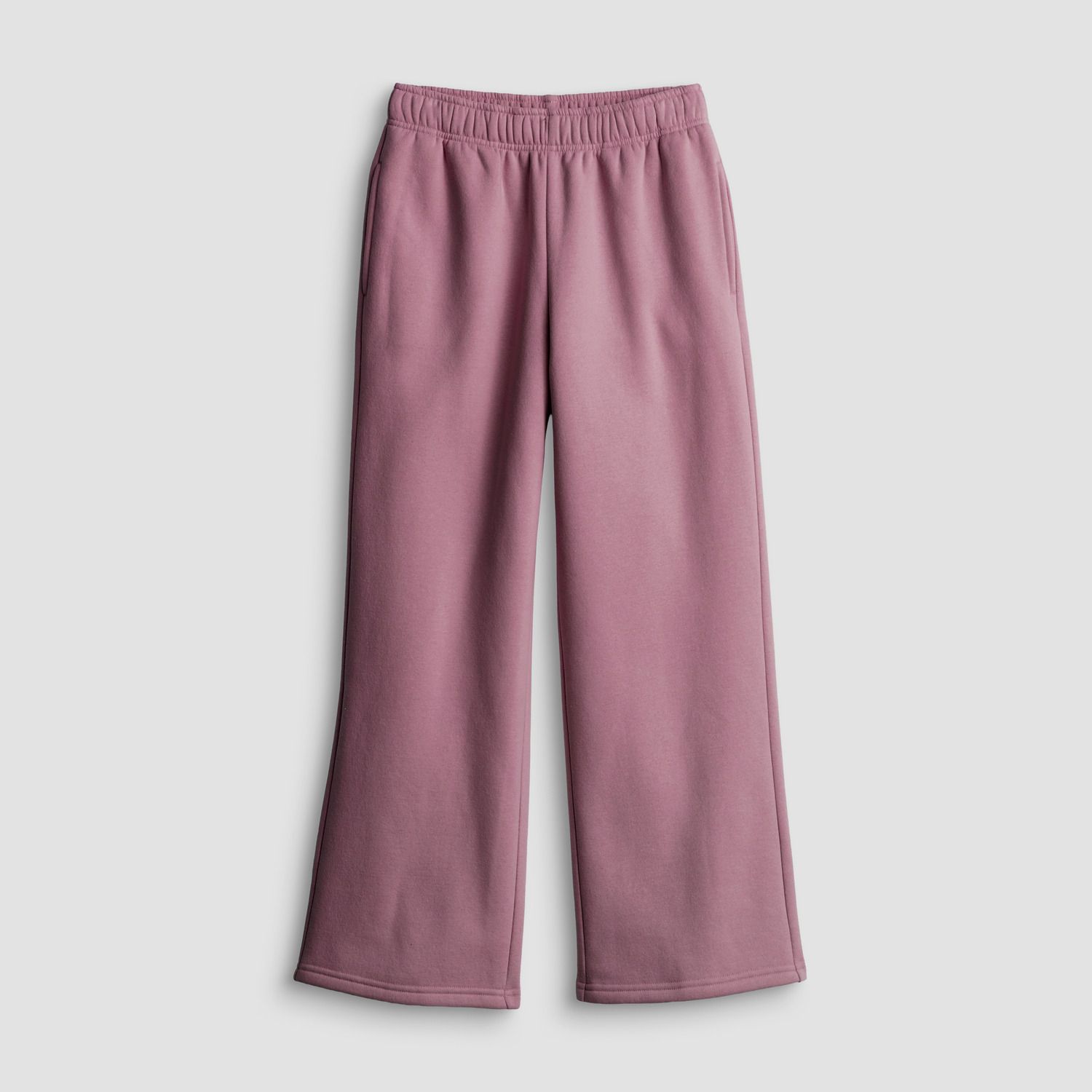 Брюки SO® Wide Leg Sweatpants для девочек, цвет: Состаренный розовый — фото 1