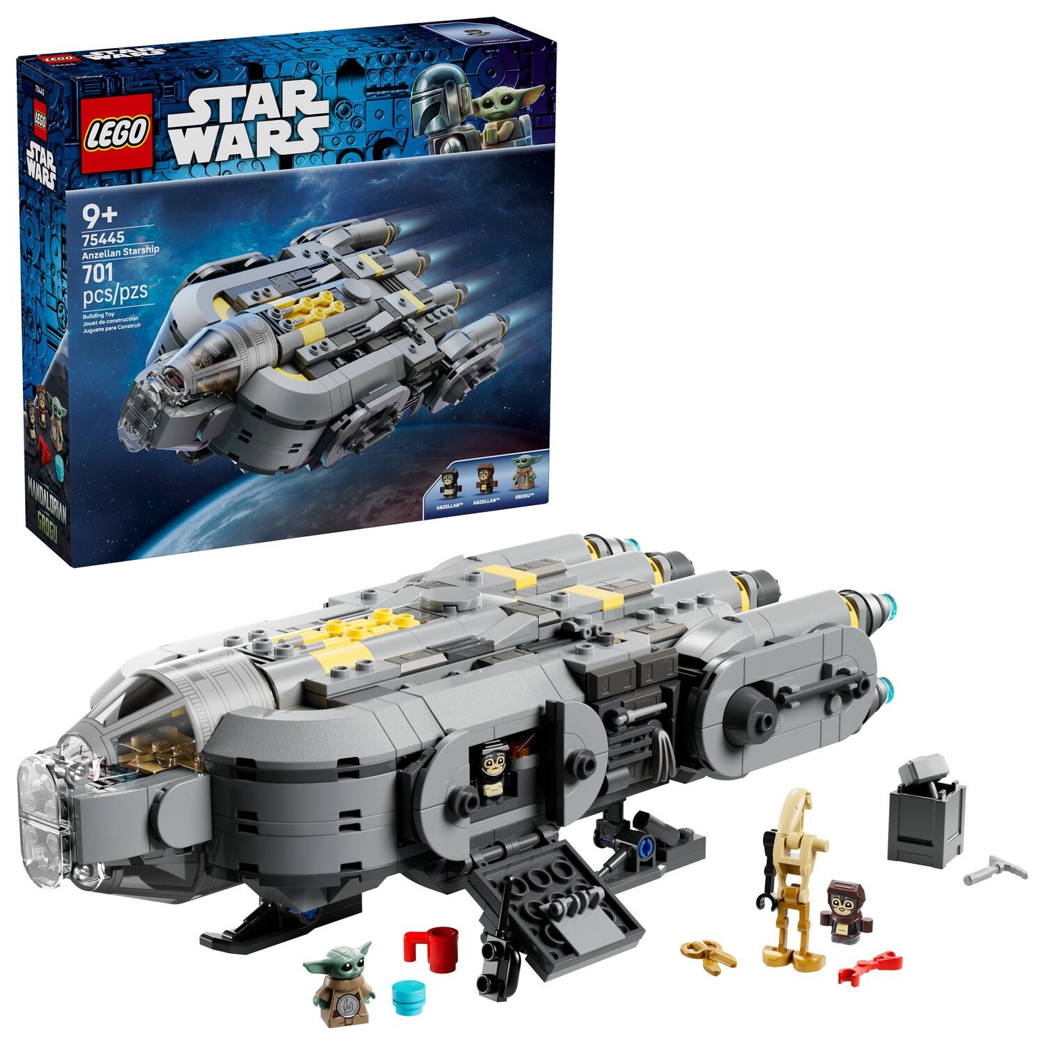 Детские игрушки LEGO Star Wars Anzellan Starship 75445 Building Kit (701 Pieces)