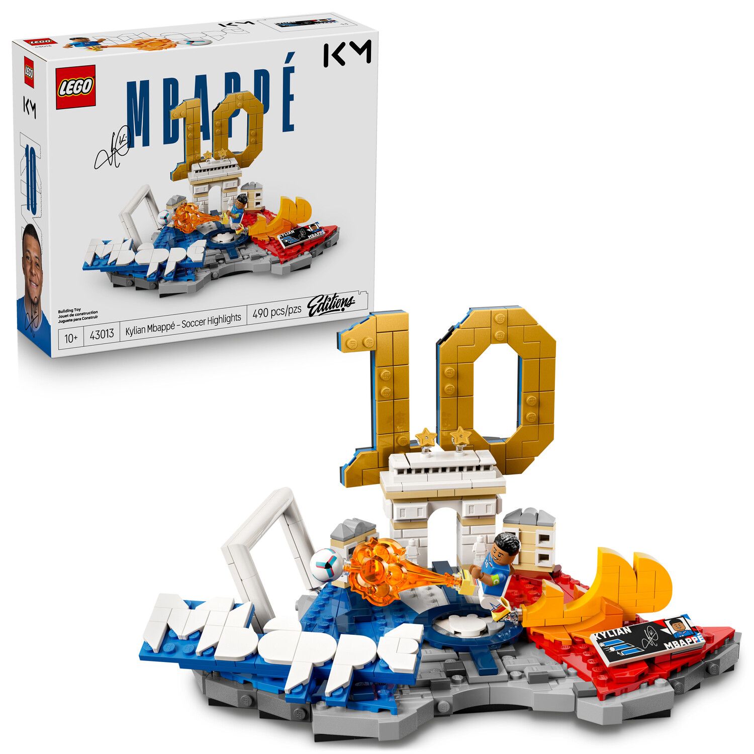Детские конструкторы LEGO Editions Kylian Mbappé 43013 Building Kit (490 Pieces)