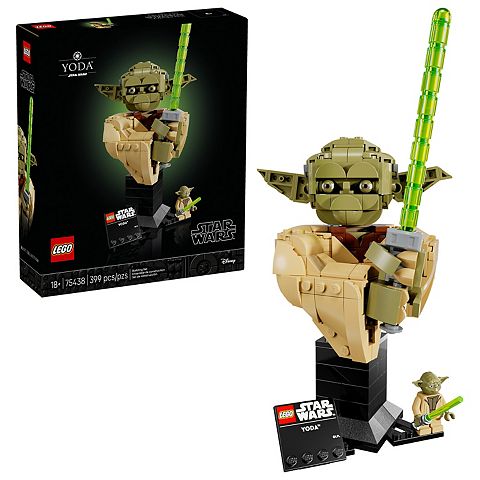 Детские конструкторы LEGO Star Wars Yoda Bust 75438 Building Kit (399 Pieces)