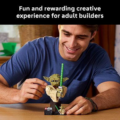 LEGO Star Wars Yoda Bust 75438 Building Kit (399 Pieces)