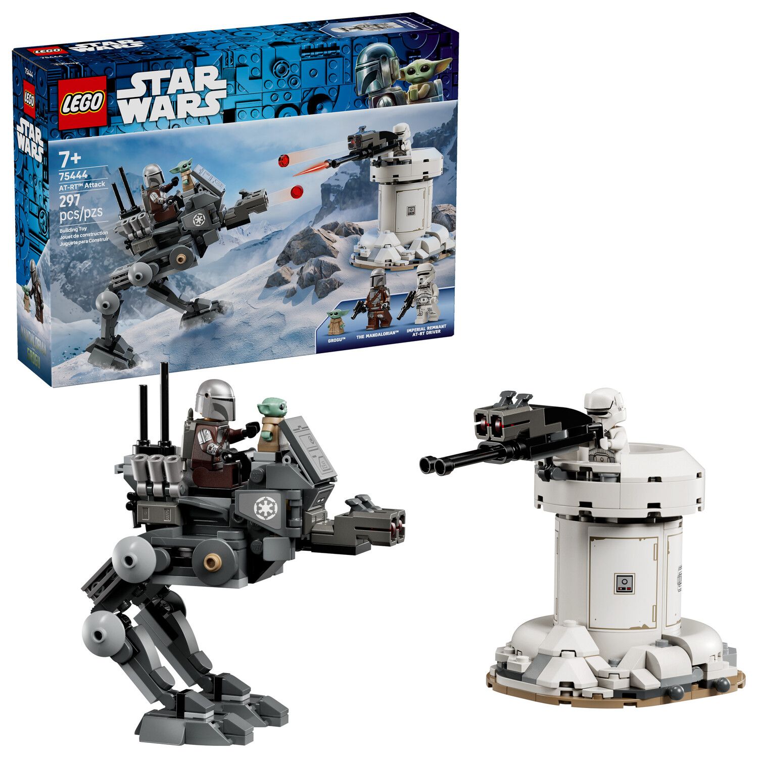 Детские конструкторы LEGO Star Wars AT-RT Attack 75444 Building Kit (297 Pieces)