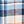 Ivory Blue Orang Plaid