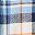 Ivory Blue Orang Plaid