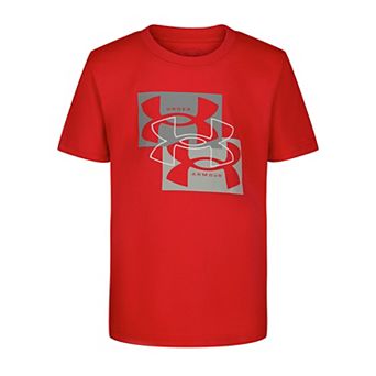 Boys 4-7 Under Armour Tech Logo Short Sleeve Tee