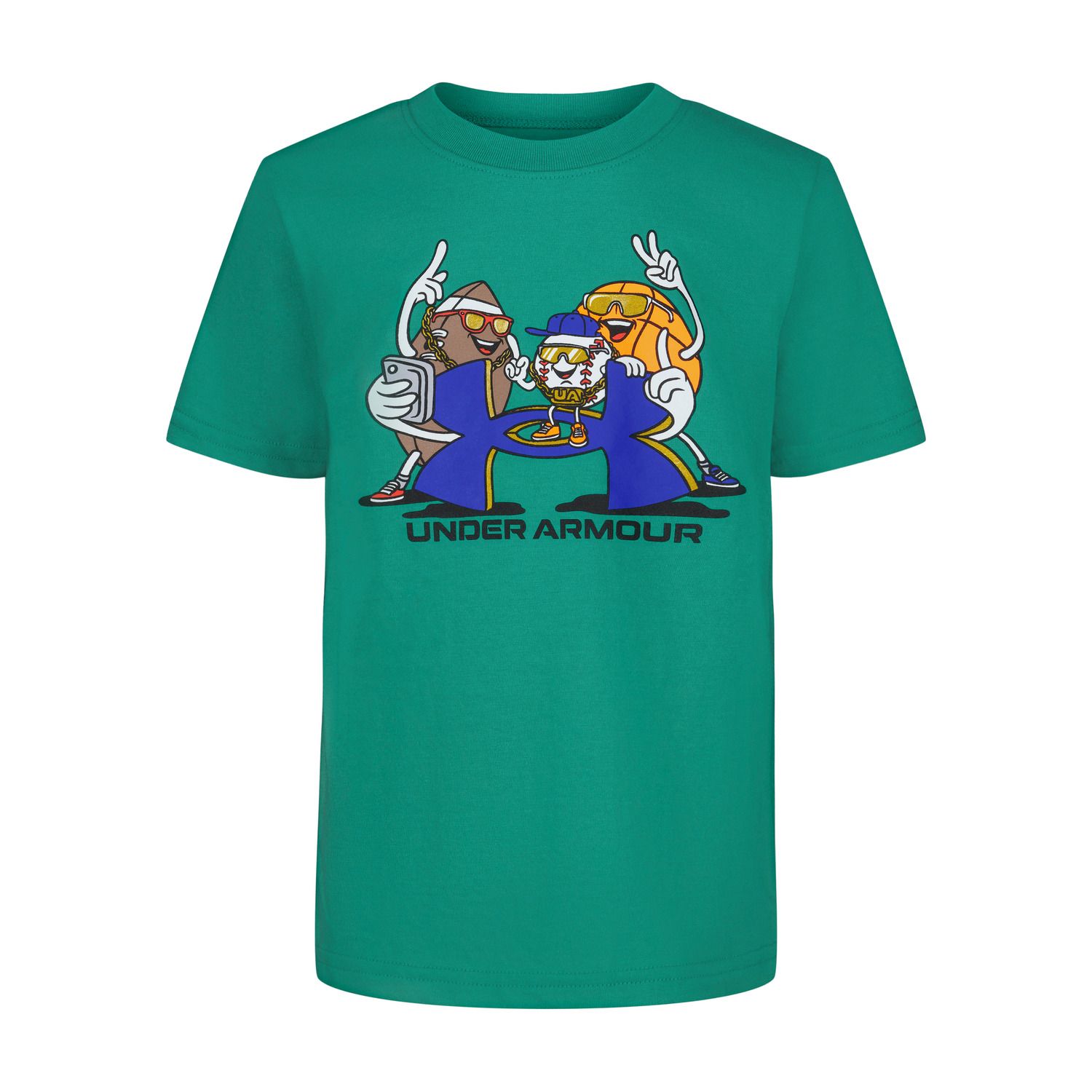 Футболка Under Armour Graphic Short Sleeve для мальчиков — фото 1