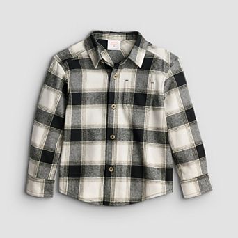 Baby & Toddler Boy Jumping Beans® Flannel Button-Down Shirt