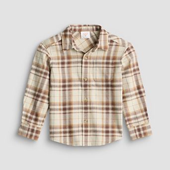 Baby & Toddler Boy Jumping Beans® Flannel Button-Down Shirt