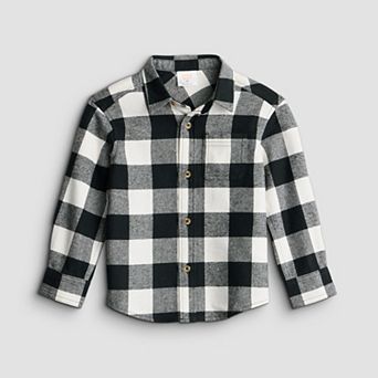 Baby & Toddler Boy Jumping Beans® Flannel Button-Down Shirt