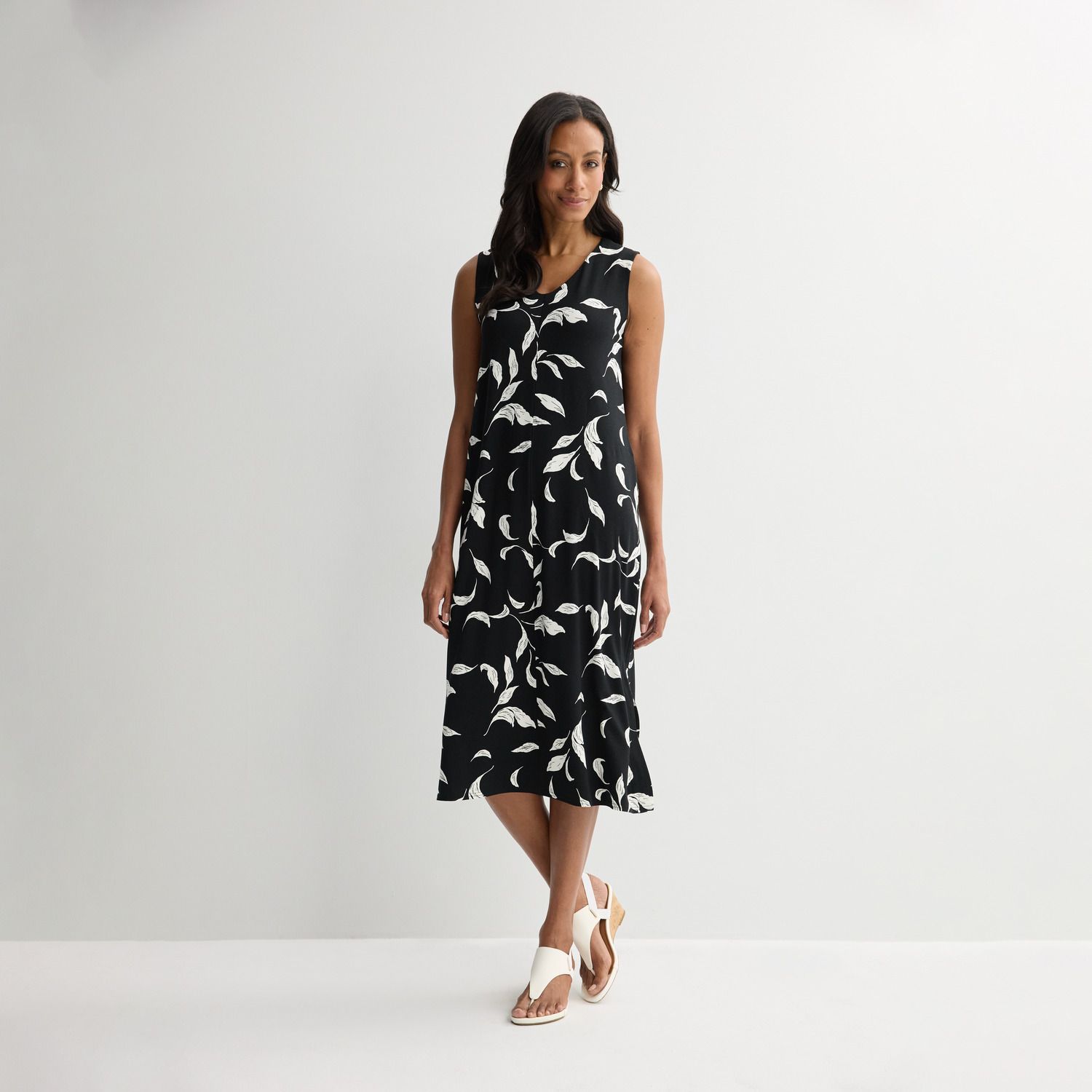 Женские платья Croft & Barrow Petite Croft & Barrow® V-Neck Knit Midi Dress