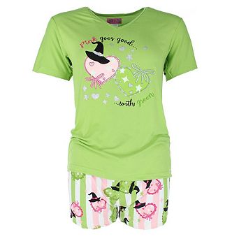 Love to Sleep Women's Wicked: For Good Comfy Short Sleep Set