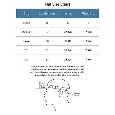 Kenny K. Men's Distressed Western Studded Hat