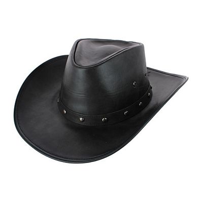Kenny K. Men's Distressed Western Studded Hat