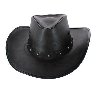 Kenny K. Men's Distressed Western Studded Hat