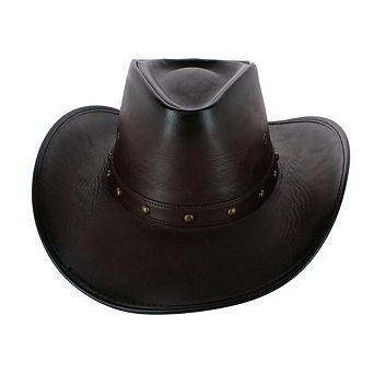 Kenny K. Men's Distressed Western Studded Hat