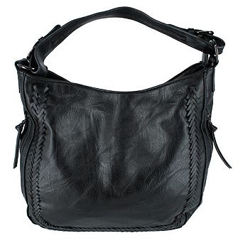 Alyssa Women's Synthetic Leather Adjustable Slouch Shoulder Handbag