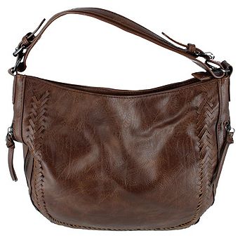 Alyssa Women's Synthetic Leather Adjustable Slouch Shoulder Handbag