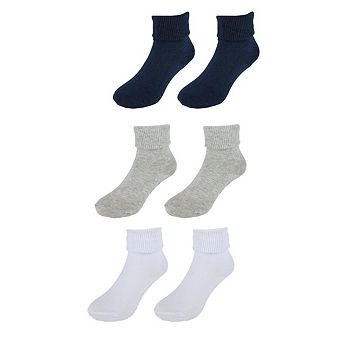 CTM Baby's Soft Triple Roll Socks by Wootie (3 Pack)